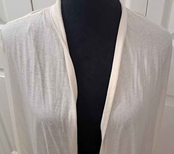 NWT Cielo Ivory Open Front Wrap/Cardigan Size XL - Picture 2 of 13
